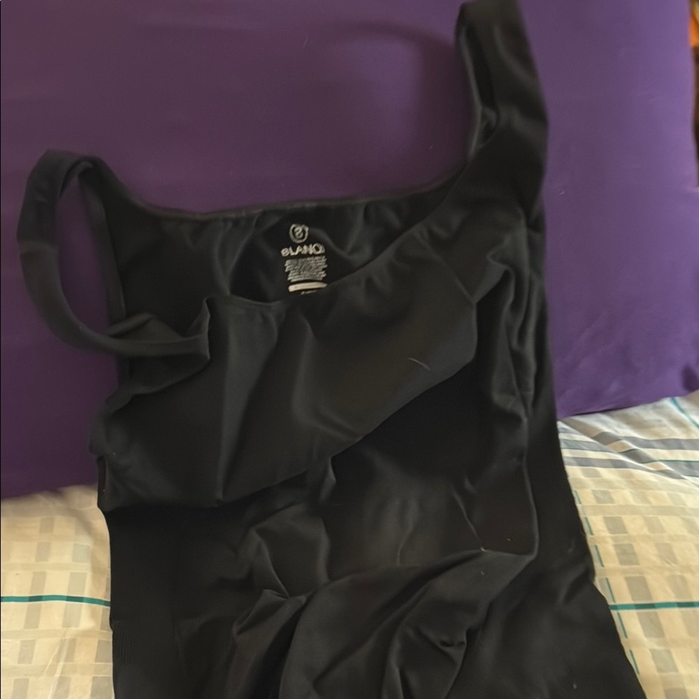 Blanqi Maternity Support Tank Top - Black Size Large- XL
